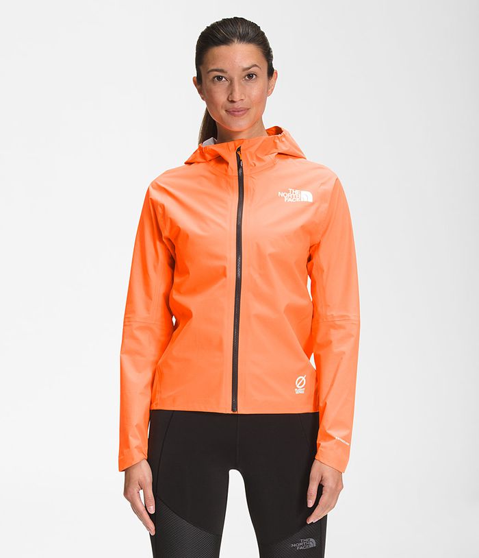 The North Face Flight Lightriser FUTURELIGHT™ Womens Rain Jacket Orange 309567-IEM